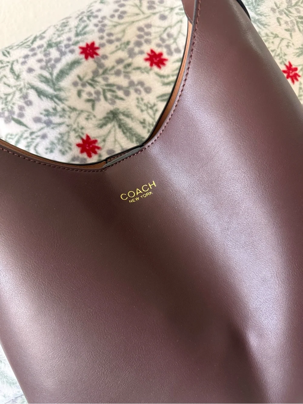 Coach Brown Leather Brooklyn 28 Shoulder Bag - Picture 2 of 9